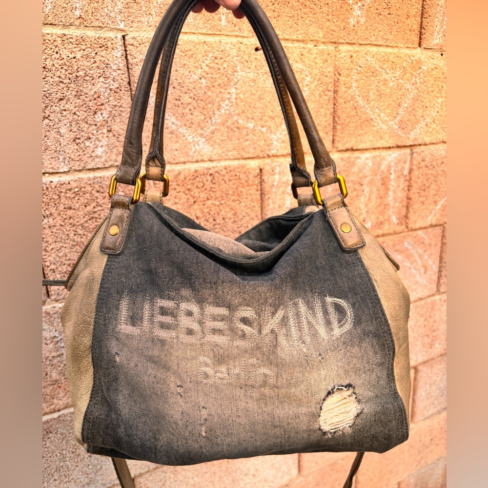 RARE Liebeskind Berlin denim bag